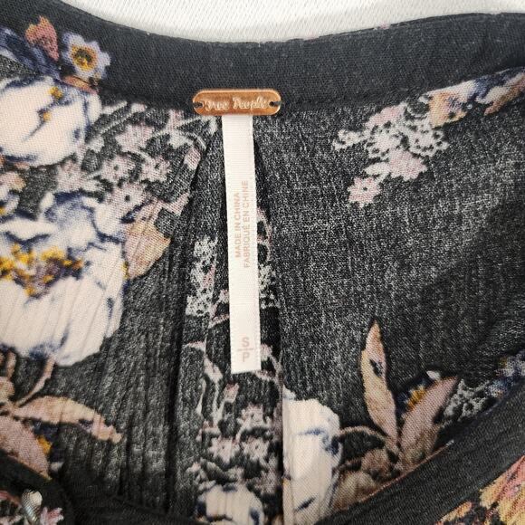 Free People Boho Tunic Flowy Mini Dress - Picture 6 of 7